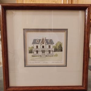 "Swiss Chalet" - Larry Harris - etching